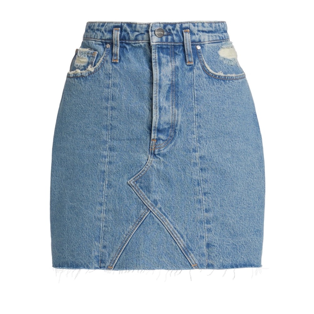 Anine Bing Connie denim skirt
